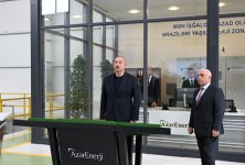 Prezident İlham Əliyev “AzərEnerji” Açıq Səhmdar Cəmiyyətinin “Zəngilan” və “Şayıflı” Su Elektrik stansiyalarının açılışlarını edib (YENİLƏNİB) (FOTO/VİDEO)