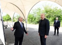 Prezident İlham Əliyev Zəngilan şəhərinin daxili yol-kommunikasiya şəbəkəsinin təməlini qoyub (FOTO/VİDEO) (YENİLƏNİB)