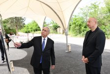 Prezident İlham Əliyev Zəngilan şəhərinin daxili yol-kommunikasiya şəbəkəsinin təməlini qoyub (FOTO/VİDEO) (YENİLƏNİB)