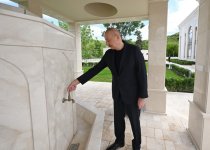 Prezident İlham Əliyev və Birinci xanım Mehriban Əliyeva Zəngilan məscidinin açılışında iştirak ediblər (YENİLƏNİB) (FOTO/VİDEO)