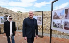 Prezident İlham Əliyev və Birinci xanım Mehriban Əliyeva Zəngilan məscidinin açılışında iştirak ediblər (YENİLƏNİB) (FOTO/VİDEO)