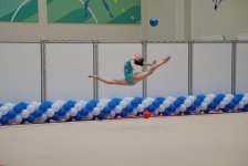 Azərbaycan gimnastlarının Neftçalada nümunəvi çıxışları olub (FOTO)