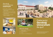 Qarabağ Universitetinin bukleti hazırlandı (FOTO)
