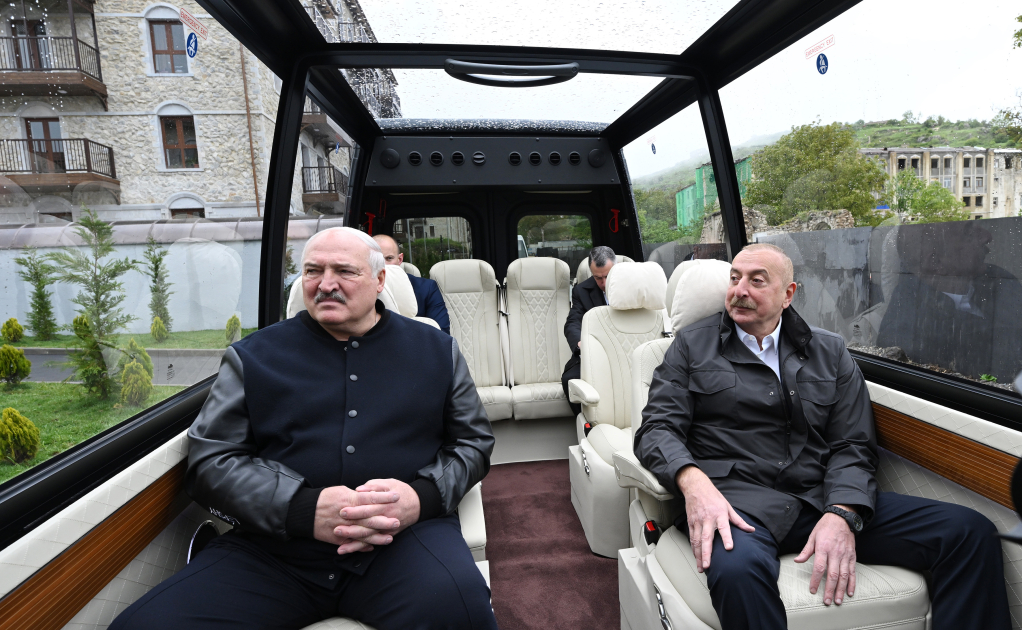 Şuşa şəhəri ilə tanışlıq Belarus Prezidentində dərin təəssürat doğurub (FOTO)