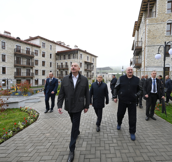 Şuşa şəhəri ilə tanışlıq Belarus Prezidentində dərin təəssürat doğurub (FOTO)