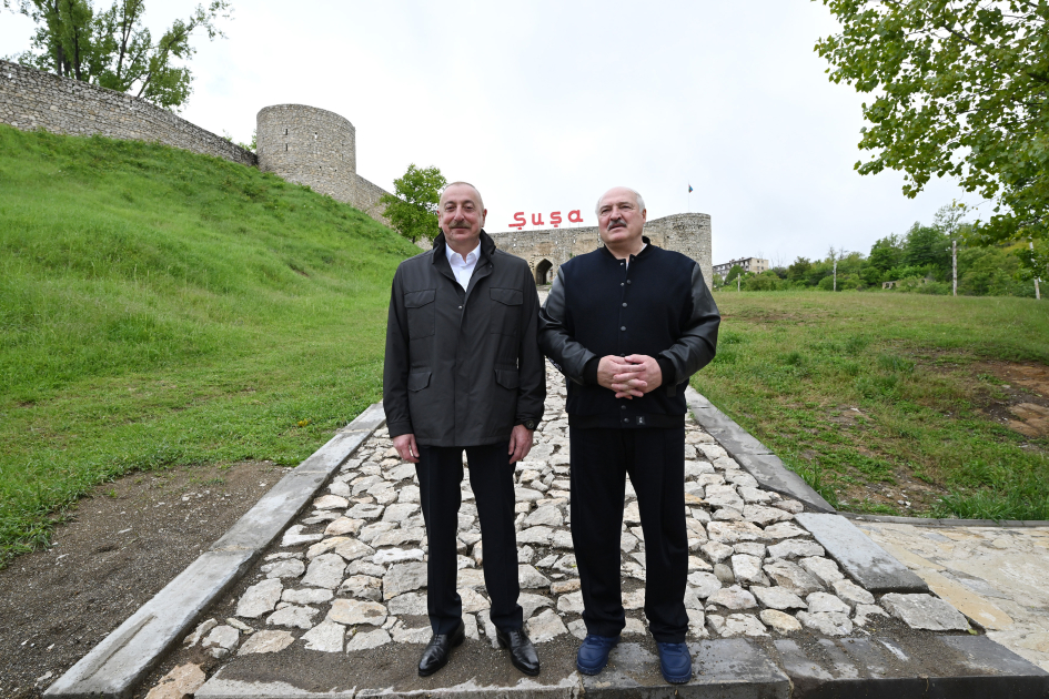 Şuşa şəhəri ilə tanışlıq Belarus Prezidentində dərin təəssürat doğurub (FOTO)