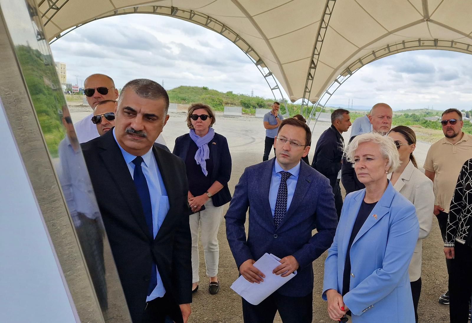 Latviya Parlamenti sədrinin başçılıq etdiyi nümayəndə heyəti Füzuli və Şuşa şəhərlərində olub (FOTO)