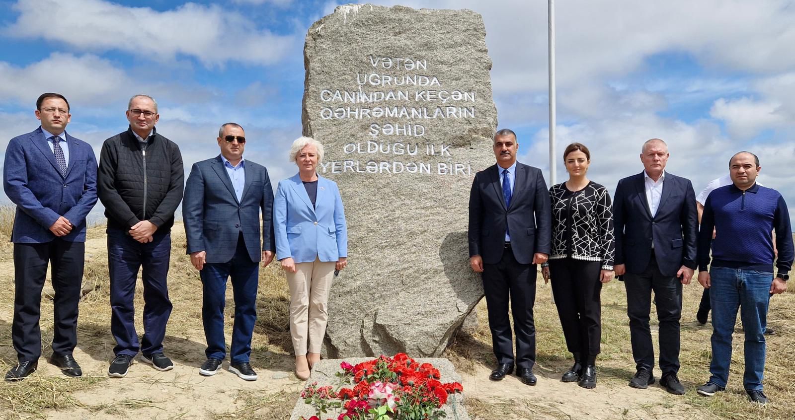 Latviya Parlamenti sədrinin başçılıq etdiyi nümayəndə heyəti Füzuli və Şuşa şəhərlərində olub (FOTO)