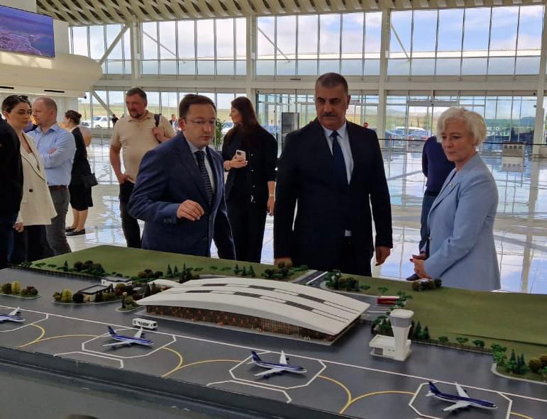 Latviya Parlamenti sədrinin başçılıq etdiyi nümayəndə heyəti Füzuli və Şuşa şəhərlərində olub (FOTO)