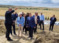 Latviya Parlamenti sədrinin başçılıq etdiyi nümayəndə heyəti Füzuli və Şuşa şəhərlərində olub (FOTO)