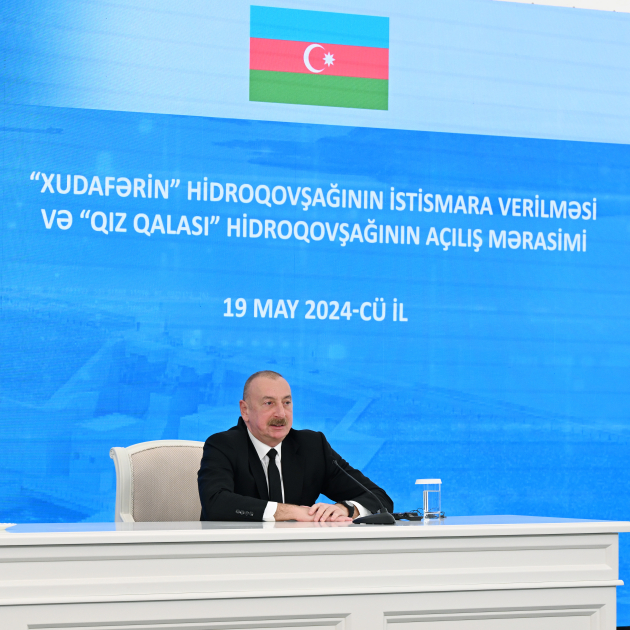 Prezident İlham Əliyev və Prezident Seyid İbrahim Rəisinin iştirakı ilə “Xudafərin” hidroqovşağının istismara verilməsi və “Qız Qalası” hidroqovşağının açılış mərasimi keçirilib (FOTO/VİDEO) (YENİLƏNİB-2)