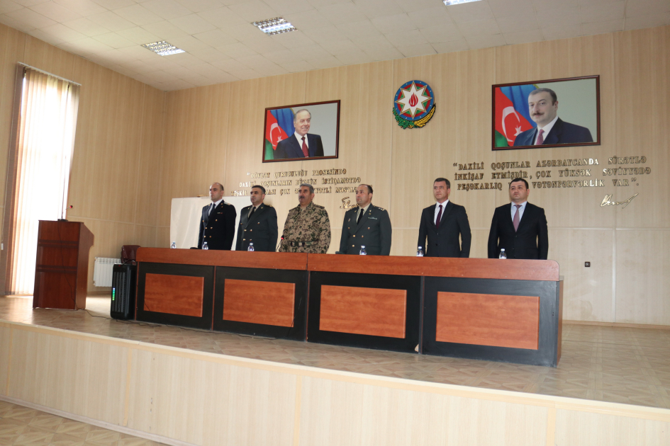 Bərdə rayonunda Hərbi Prokurorluq və Daxili İşlər Nazirliyinin Daxili Qoşunları birgə tədbir keçirib (FOTO)