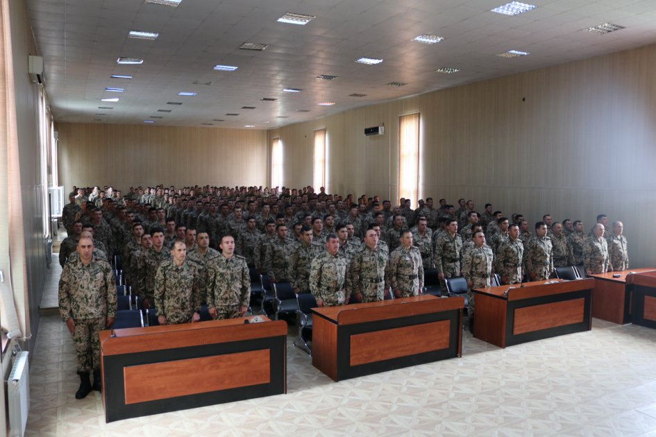 Bərdə rayonunda Hərbi Prokurorluq və Daxili İşlər Nazirliyinin Daxili Qoşunları birgə tədbir keçirib (FOTO)