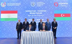 Tacikistan və Azərbaycan bir sıra əməkdaşlıq sənədləri imzalayıb (FOTO)