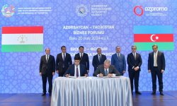Tacikistan və Azərbaycan bir sıra əməkdaşlıq sənədləri imzalayıb (FOTO)