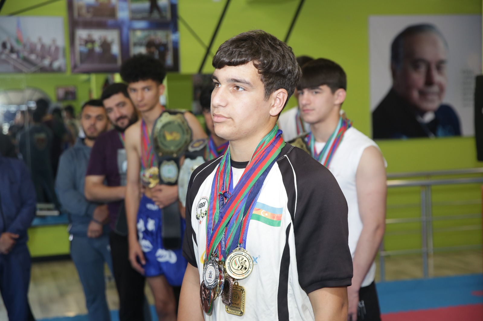Elnur Rzayev “Əhməd” İdman Klubunda idmançılarla görüşüb (FOTO)
