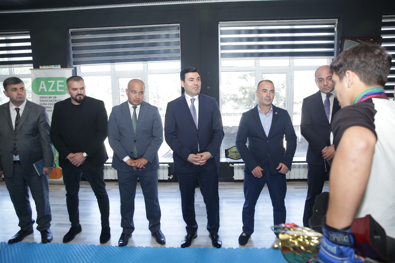 Elnur Rzayev “Əhməd” İdman Klubunda idmançılarla görüşüb (FOTO)