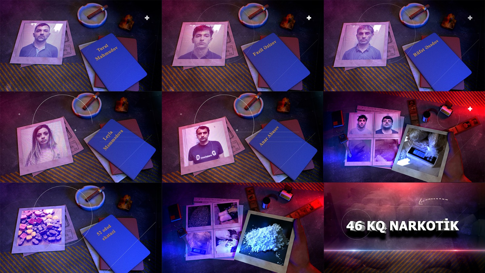 DİN əməliyyat keçirdi: 46 kq narkotik, 3 silah aşkarlandı (VİDEO)