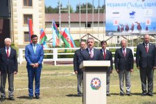 Azərbaycanda ilk dəfə keçirilən Peşəkar Çövkən Liqasının açılış mərasimi olub (FOTO)