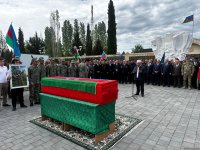 Tərtərdə Birinci Qarabağ müharibəsində itkin düşmüş şəhid Ədalət Əliyev dəfn olunub (FOTO)