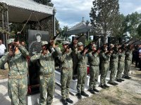 Tərtərdə Birinci Qarabağ müharibəsində itkin düşmüş şəhid Ədalət Əliyev dəfn olunub (FOTO)