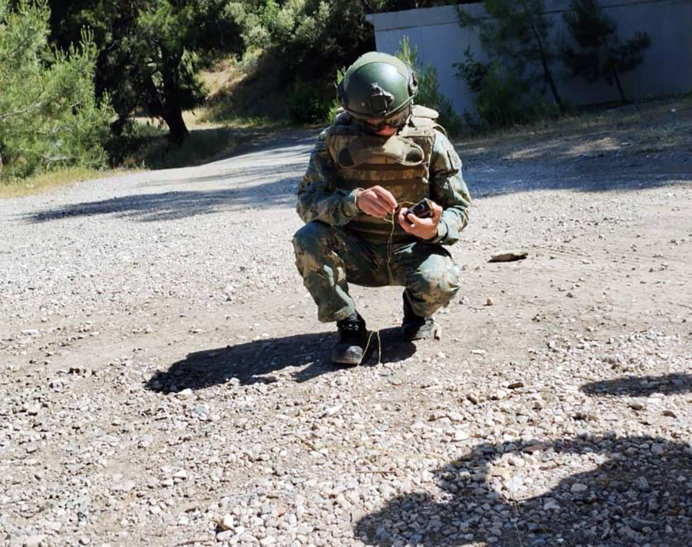 Azərbaycan hərbçiləri Türkiyədə keçirilən kursda iştirak edirlər (FOTO)