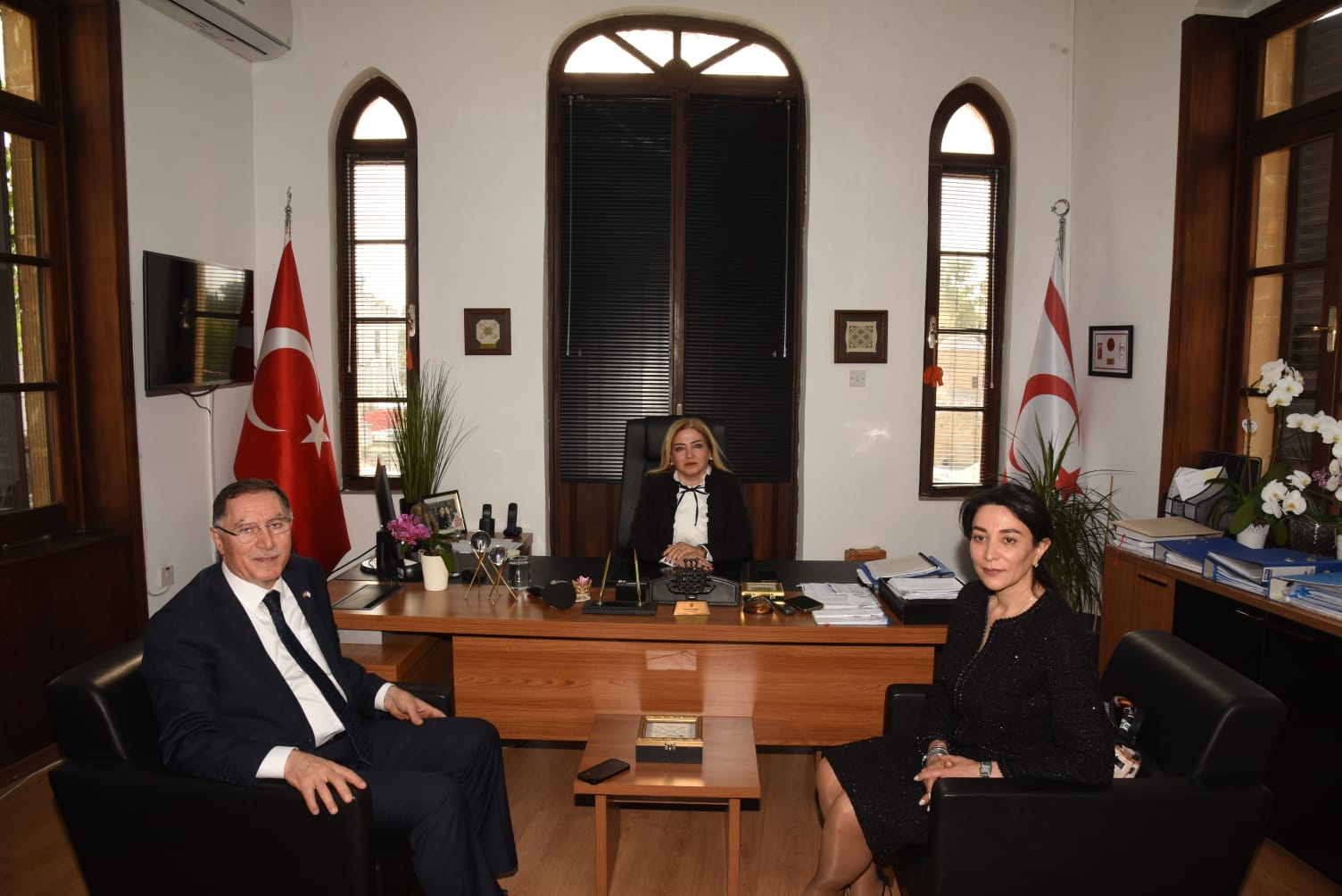 Ombudsman Səbinə Əliyeva Şimali Kipr Türk Cümhuriyyətində səfərdədir (FOTO)