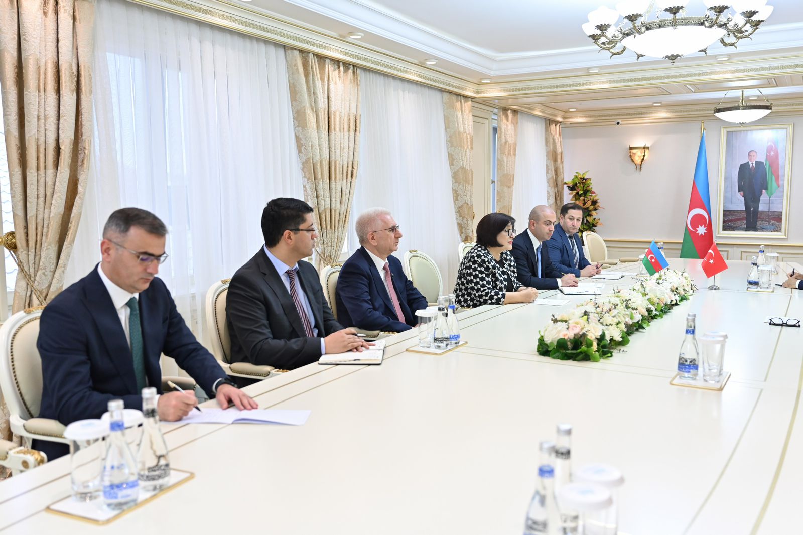Sahibə Qafarova Türkiyə Böyük Millət Məclisinin nümayəndə heyəti ilə görüşüb (FOTO)