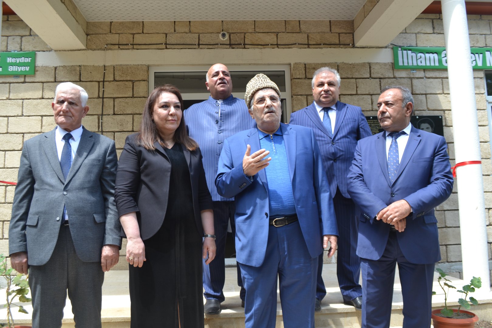 Qobustanın Ərəbşalbaş kəndində yeni kənd həkim məntəqəsinin açılışı olub (FOTO)