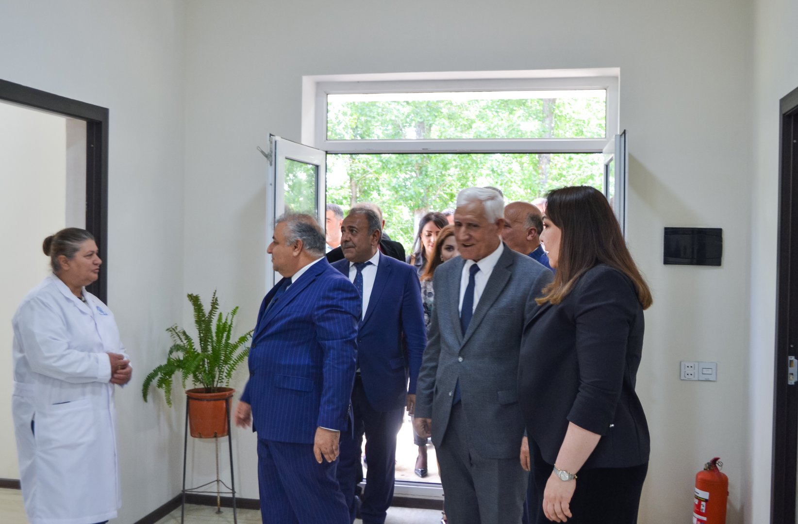Qobustanın Ərəbşalbaş kəndində yeni kənd həkim məntəqəsinin açılışı olub (FOTO)