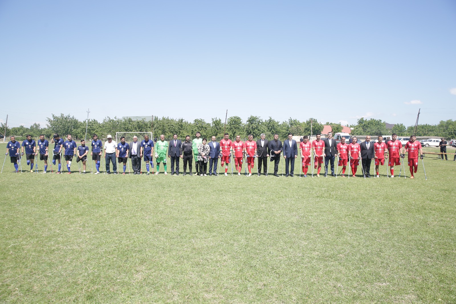 Azərbaycan Milli Amputant Futbol Komandası Xaçmazda yoldaşlıq görüşü keçirib
