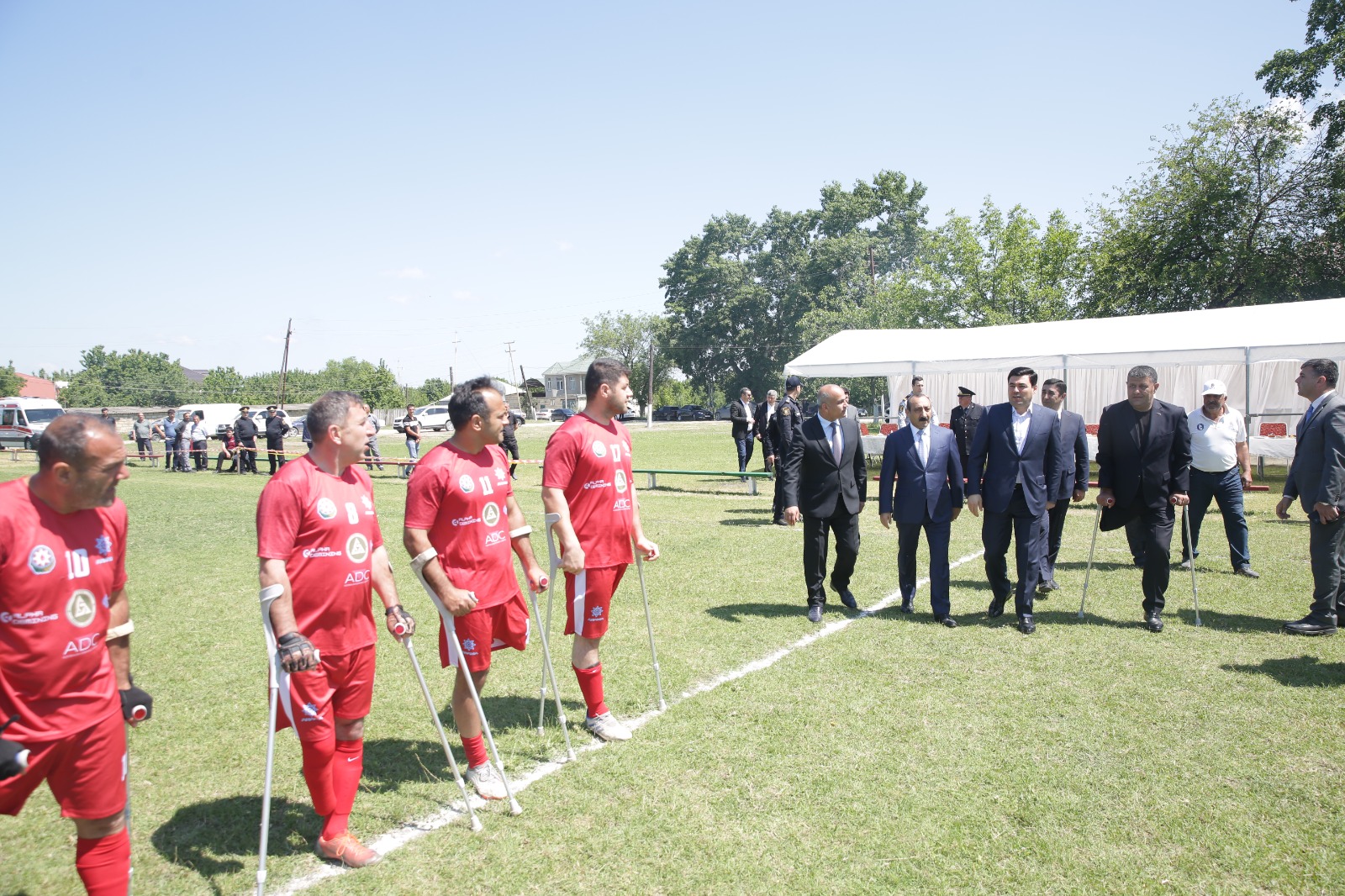 Azərbaycan Milli Amputant Futbol Komandası Xaçmazda yoldaşlıq görüşü keçirib
