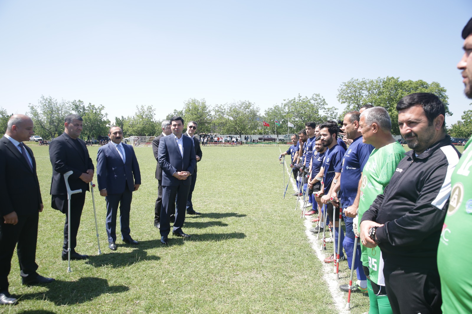 Azərbaycan Milli Amputant Futbol Komandası Xaçmazda yoldaşlıq görüşü keçirib