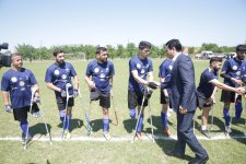 Azərbaycan Milli Amputant Futbol Komandası Xaçmazda yoldaşlıq görüşü keçirib