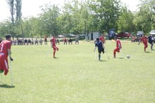 Azərbaycan Milli Amputant Futbol Komandası Xaçmazda yoldaşlıq görüşü keçirib
