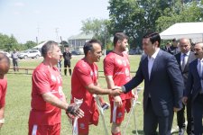 Azərbaycan Milli Amputant Futbol Komandası Xaçmazda yoldaşlıq görüşü keçirib