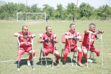 Azərbaycan Milli Amputant Futbol Komandası Xaçmazda yoldaşlıq görüşü keçirib