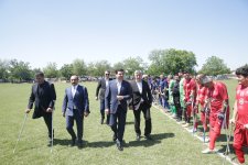 Azərbaycan Milli Amputant Futbol Komandası Xaçmazda yoldaşlıq görüşü keçirib