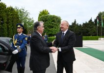 Tacikistan Prezidenti Emoməli Rəhmonun rəsmi qarşılanma mərasimi olub (FOTO)