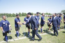 Azərbaycan Milli Amputant Futbol Komandası Xaçmazda yoldaşlıq görüşü keçirib