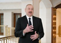 Prezident İlham Əliyev “Euronews” televiziyasına müsahibə verib (FOTO/VİDEO)