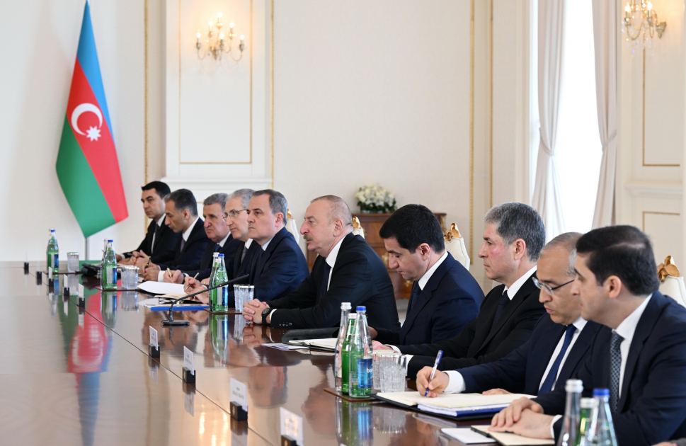 Prezident İlham Əliyevin Tacikistan prezidenti ilə geniş tərkibdə görüşü keçirilib (FOTO/VİDEO) (YENİLƏNİB)