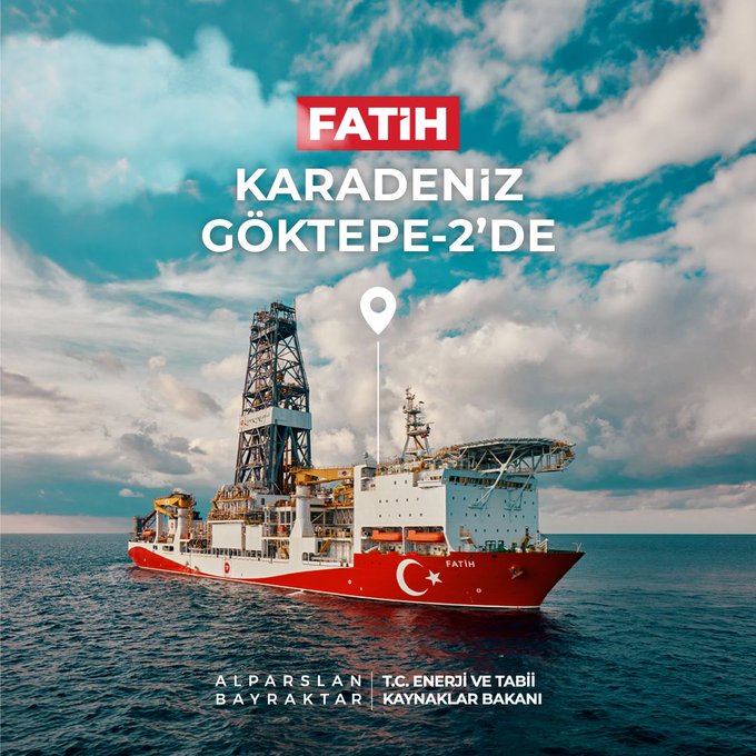 Türkiyə Qara dəniz şelfində yeni quyu qazmağa başlayıb