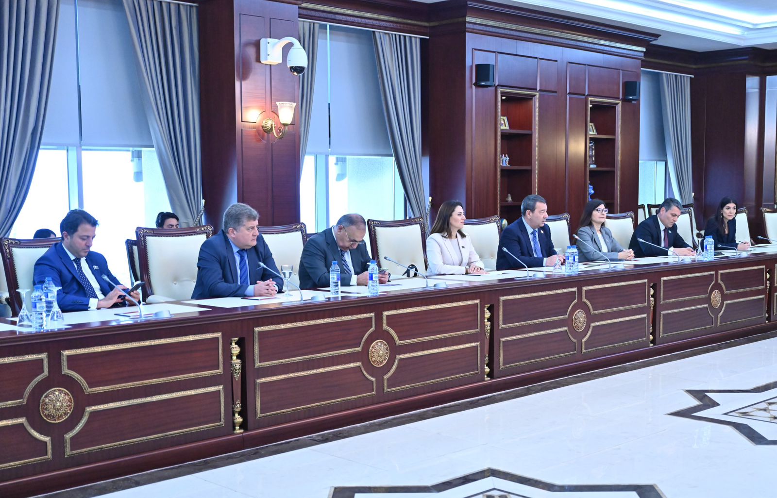 Milli Məclisdə ABŞ-dən gələn nümayəndə heyəti ilə görüş keçirilib (FOTO)