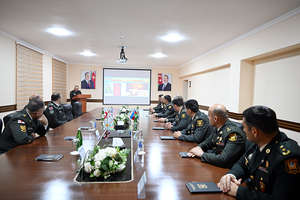 Gürcüstanın Hərbi Polis Departamentinin rəisi Azərbaycana gəlib (FOTO)