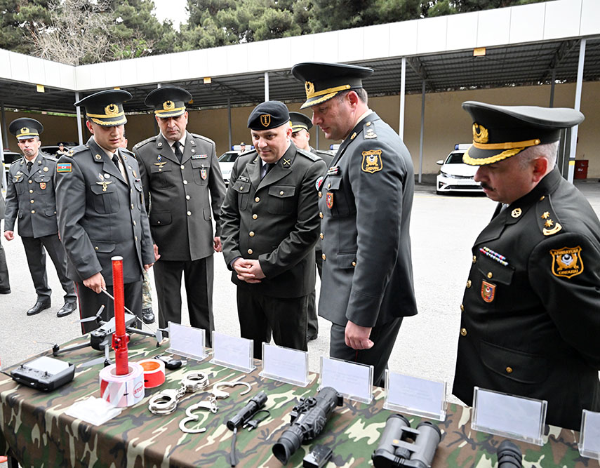 Gürcüstanın Hərbi Polis Departamentinin rəisi Azərbaycana gəlib (FOTO)
