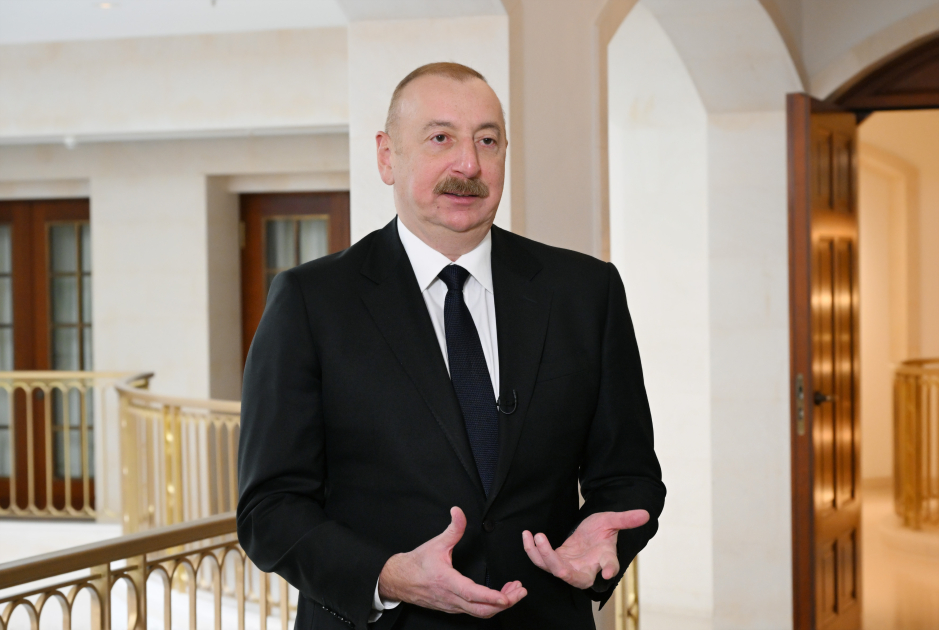 Prezident İlham Əliyev “Euronews” televiziyasına müsahibə verib (FOTO/VİDEO)