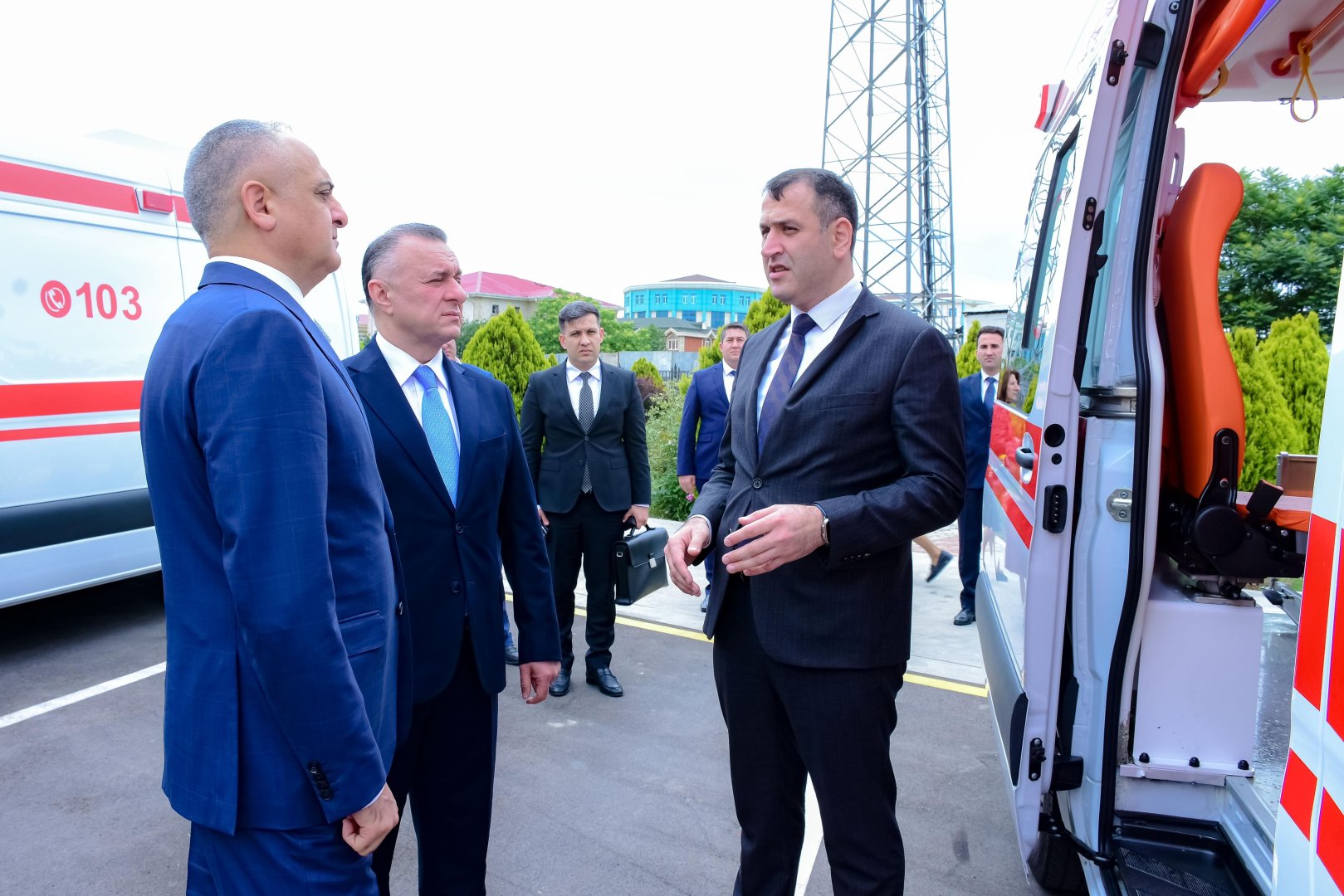 Səhiyyə naziri Naxçıvan Muxtar Respublikasında səfərdə olub (FOTO)