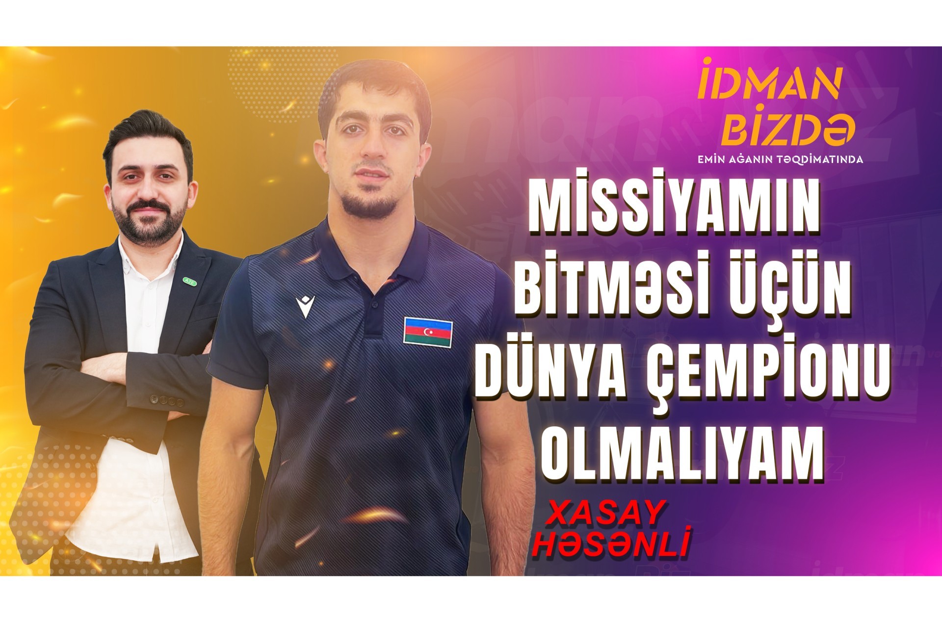 Onunla razılaşmışdıq ki, finalda qalib məğlubun əlini qaldıracaq - Xasay Həsənli (FOTO/VİDEO)