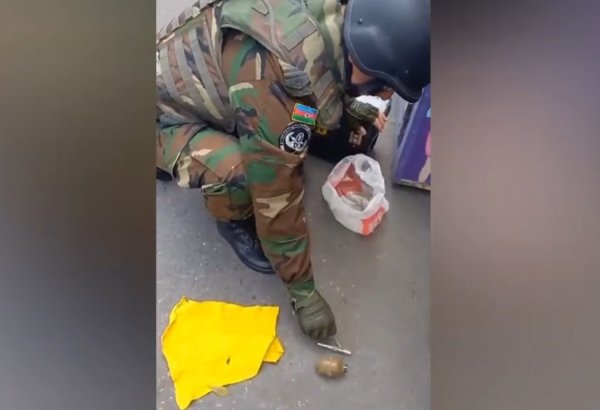 Əhmədlidə xeyli mərmi, qumbara və digər silah-sursatlar tapıldı